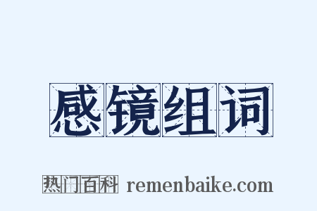 感镜组词是什么意思的图片